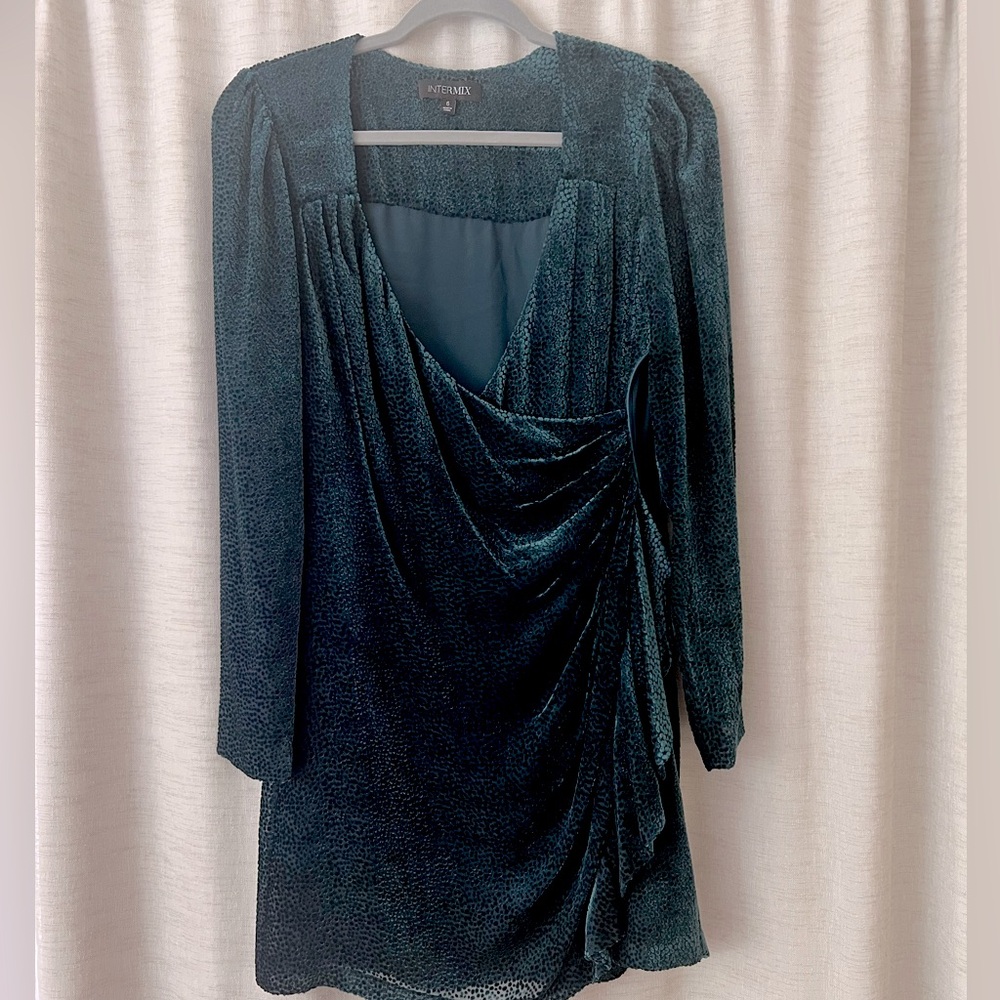 Intermix long sleeve cocktail dress